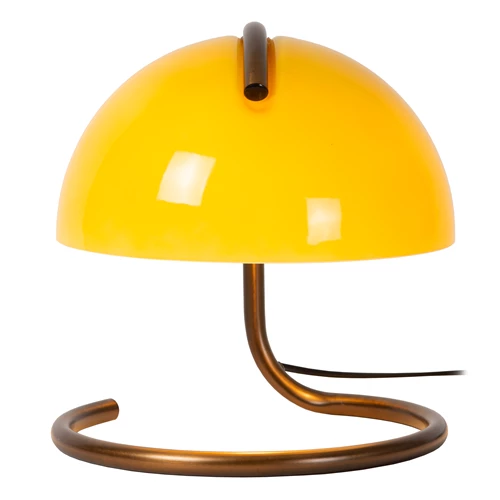 Lucide CATO - Tischlampe - Ø 23,5 cm - 1xE27 - Orange - detail 1